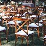 brown wooden chair and table