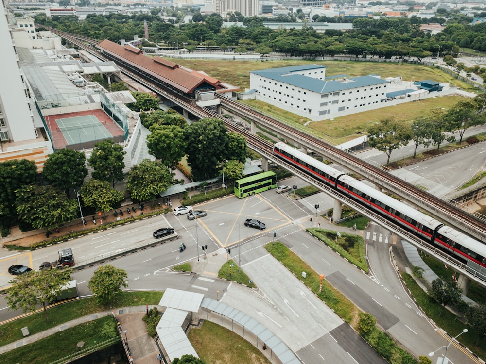 aerial view of city during daytime