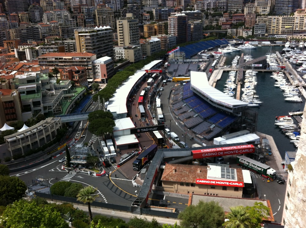 aerial view of city buildings during daytime