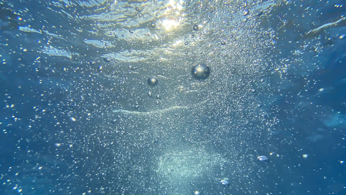 Filtro de acuario en funcionamiento