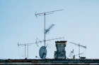 gray and brown metal tower