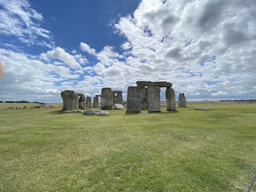 gray rock formation under blue sky during daytime