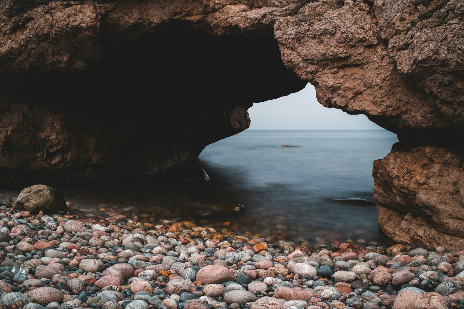 Yongnuo YN 35mm f/2 sample photo. Brown rock formation near photography