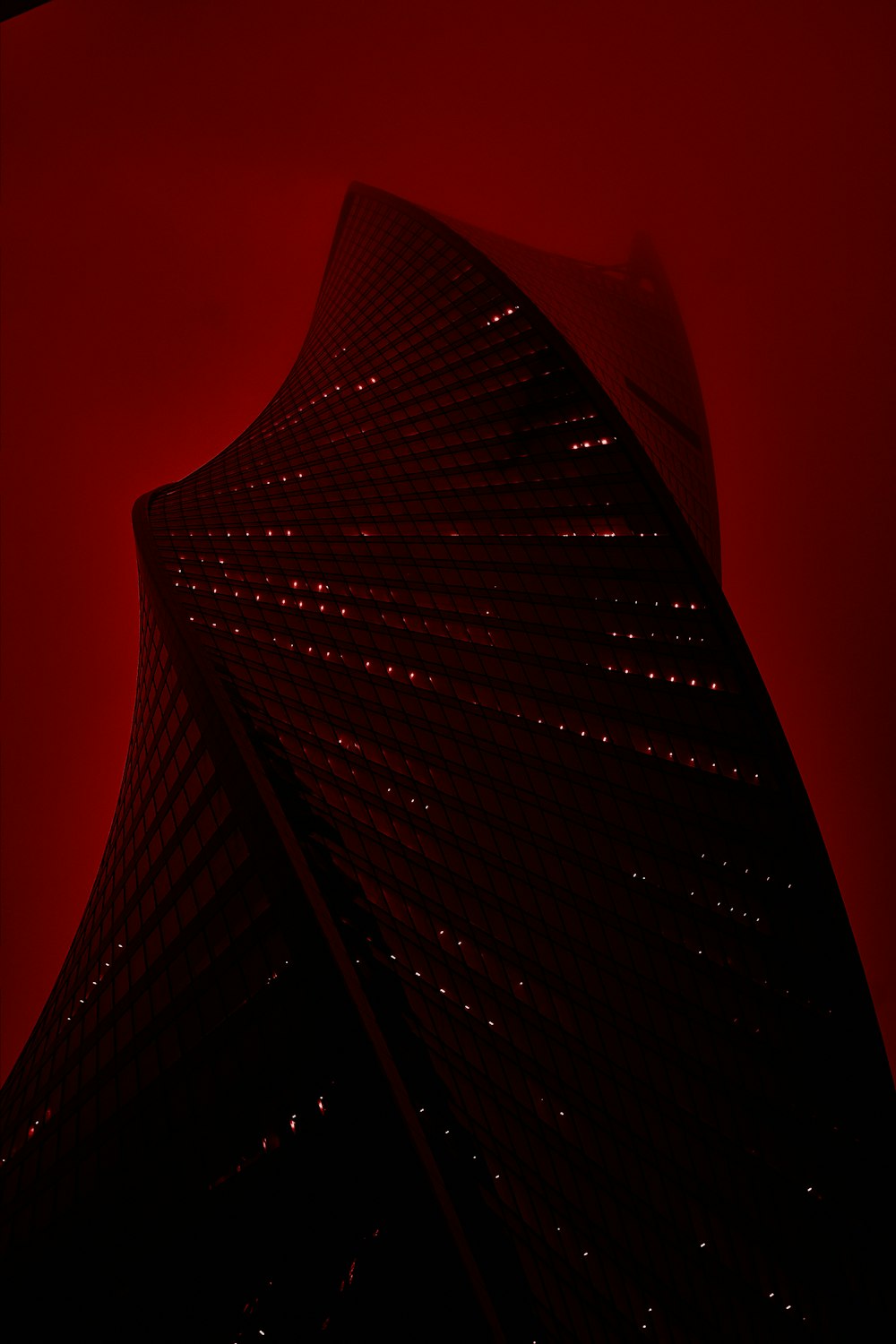red and black umbrella illustration