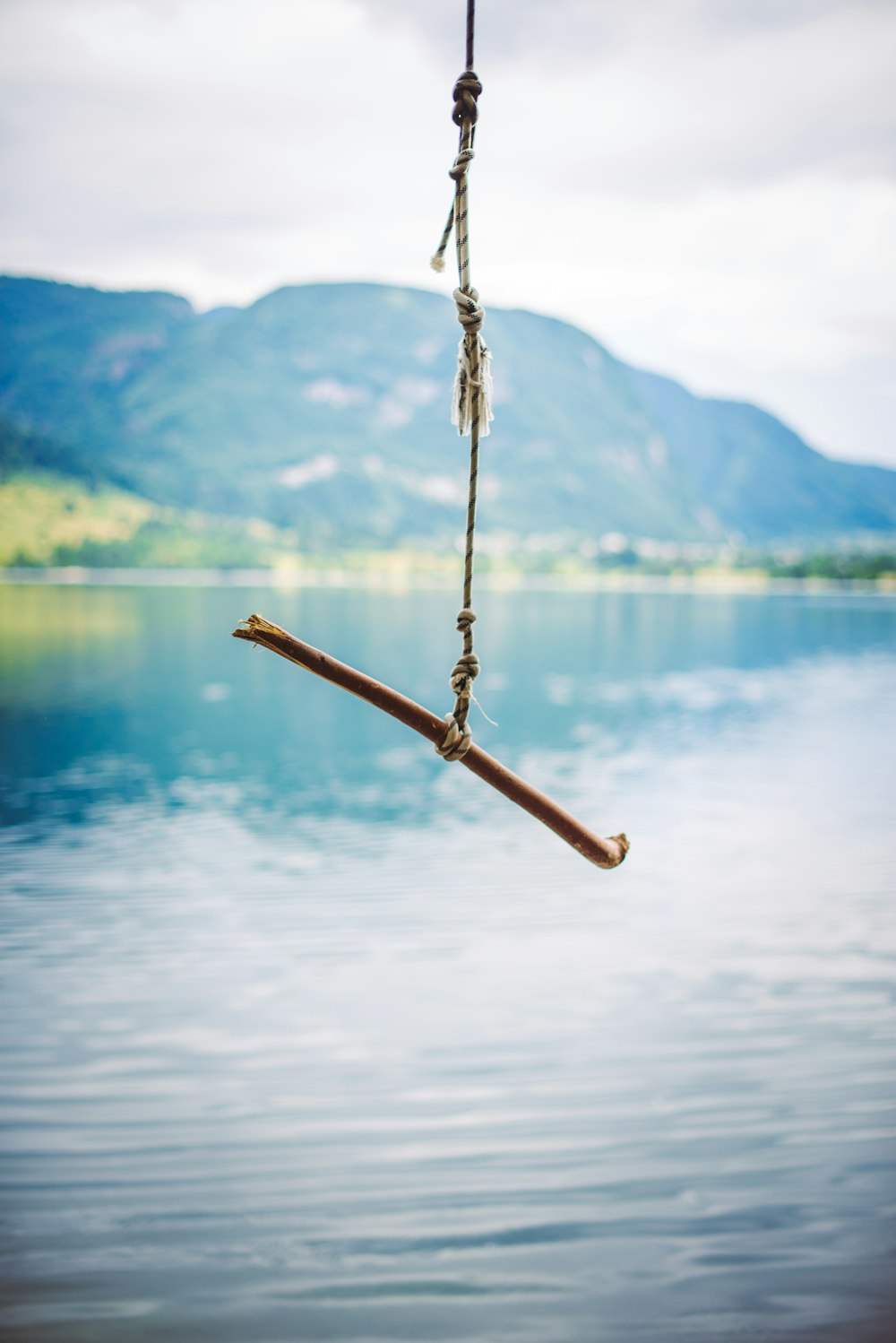 brown wooden stick with rope