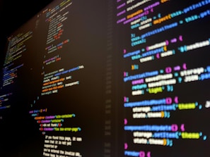 black flat screen computer monitor