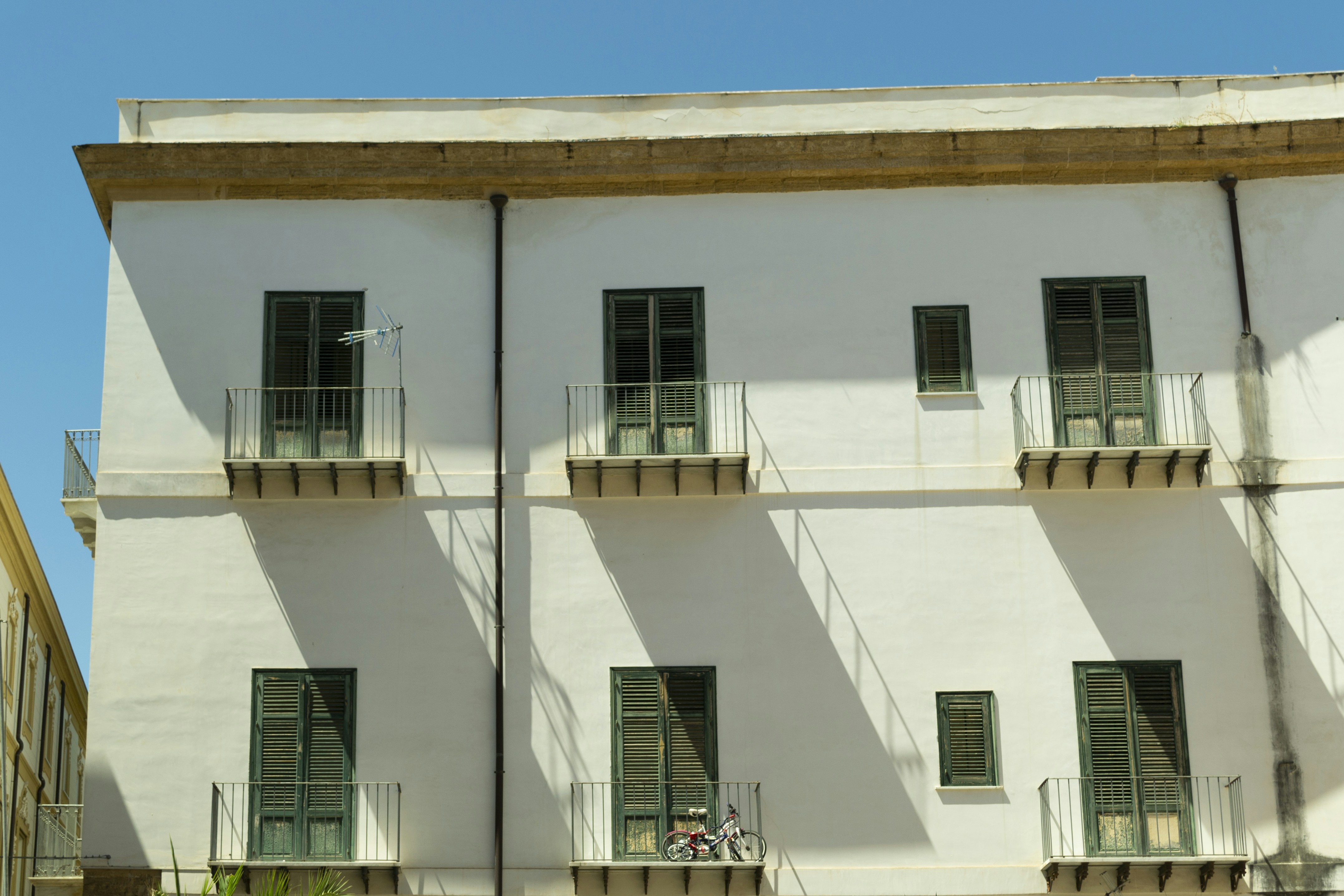 White college building