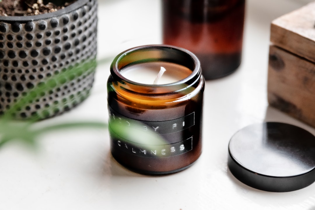 Aromatherapy Candle by Poured by Fi Behind Planets - Poured for Calmness