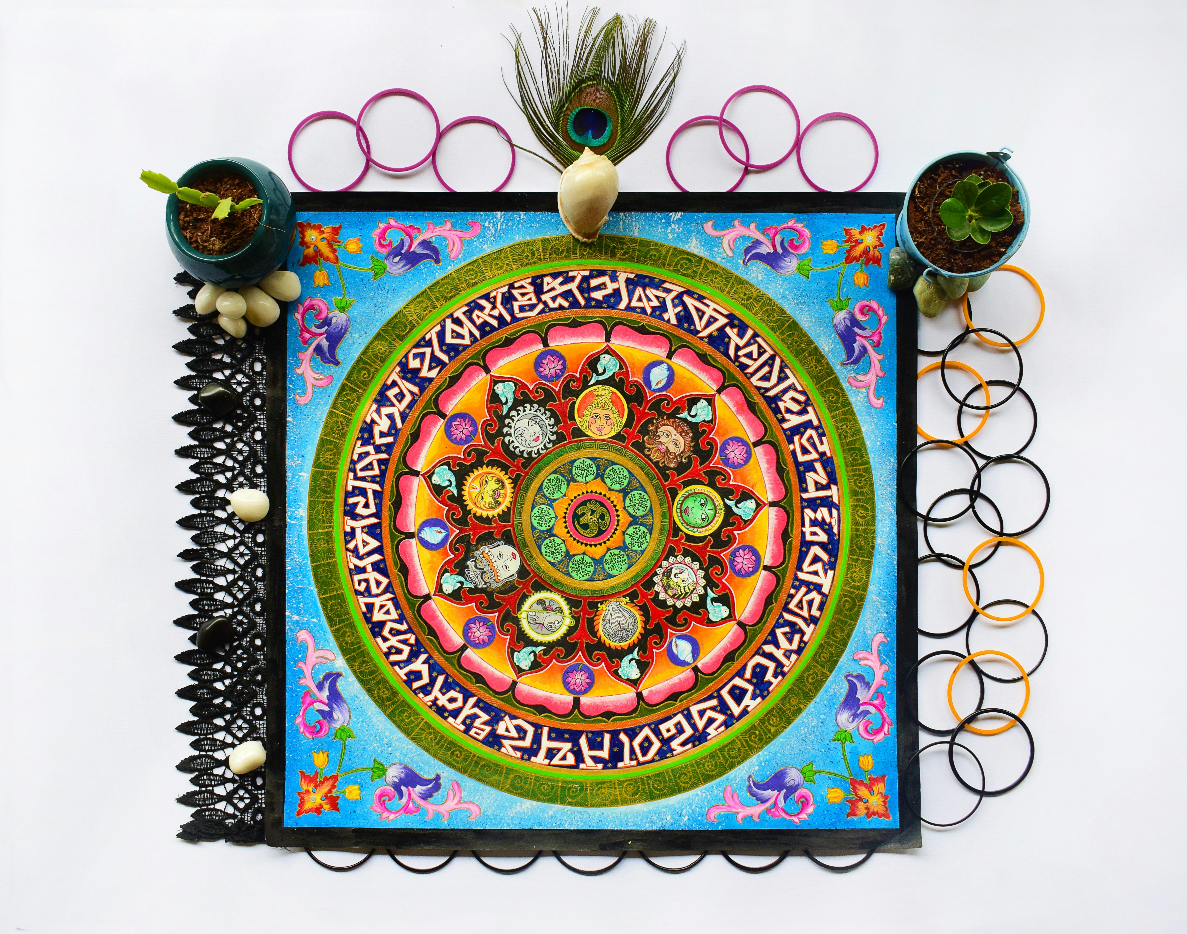 beautiful hindustani art