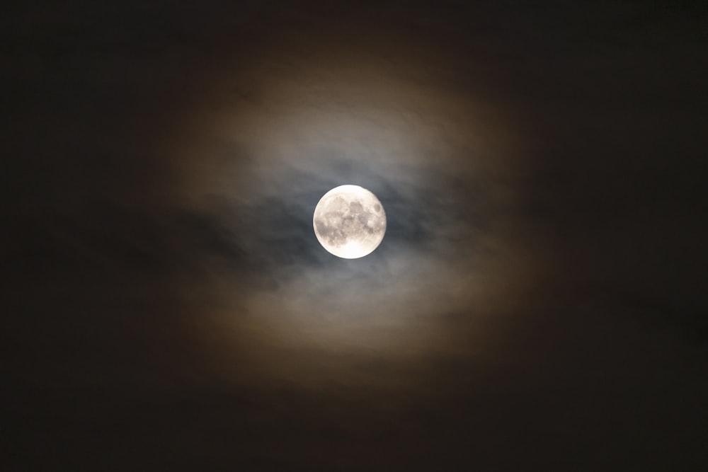 full moon in the sky