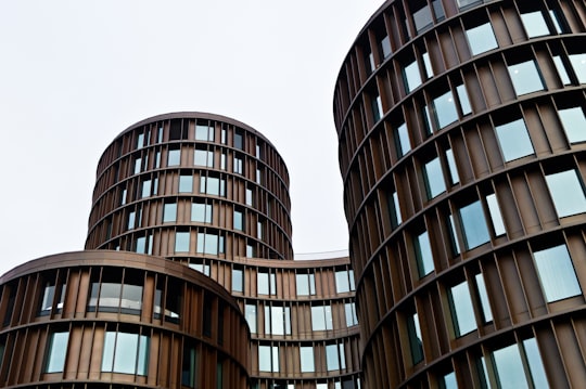 brown concrete building during daytime in Palads Teatret Denmark