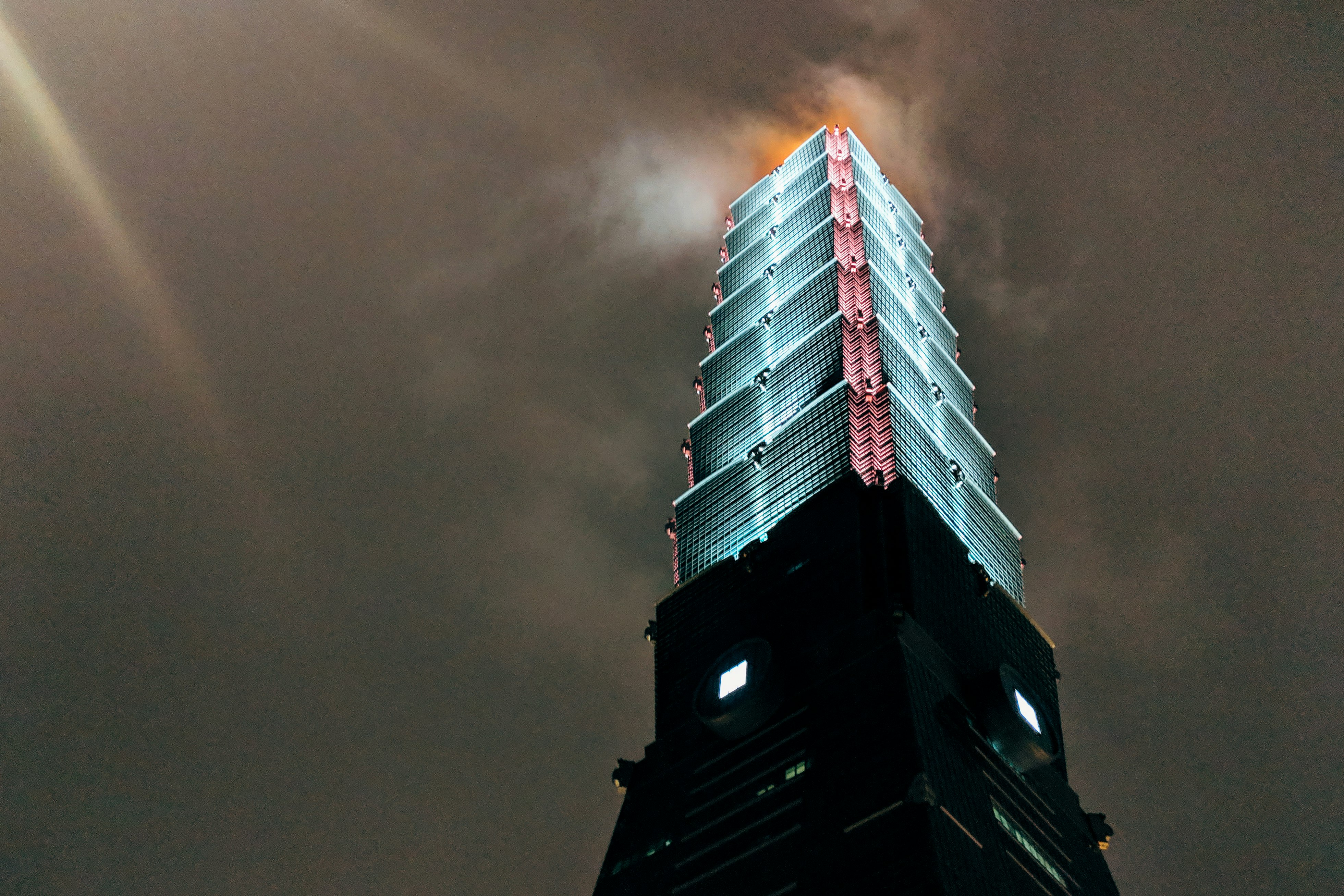 grayscale photo of high rise building