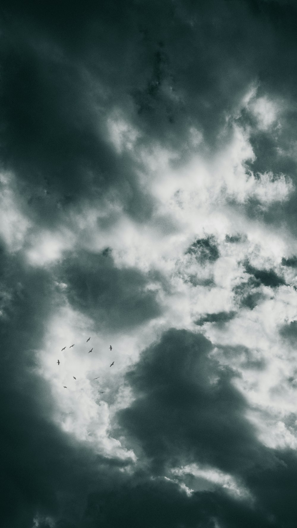 nuvens brancas e céu azul