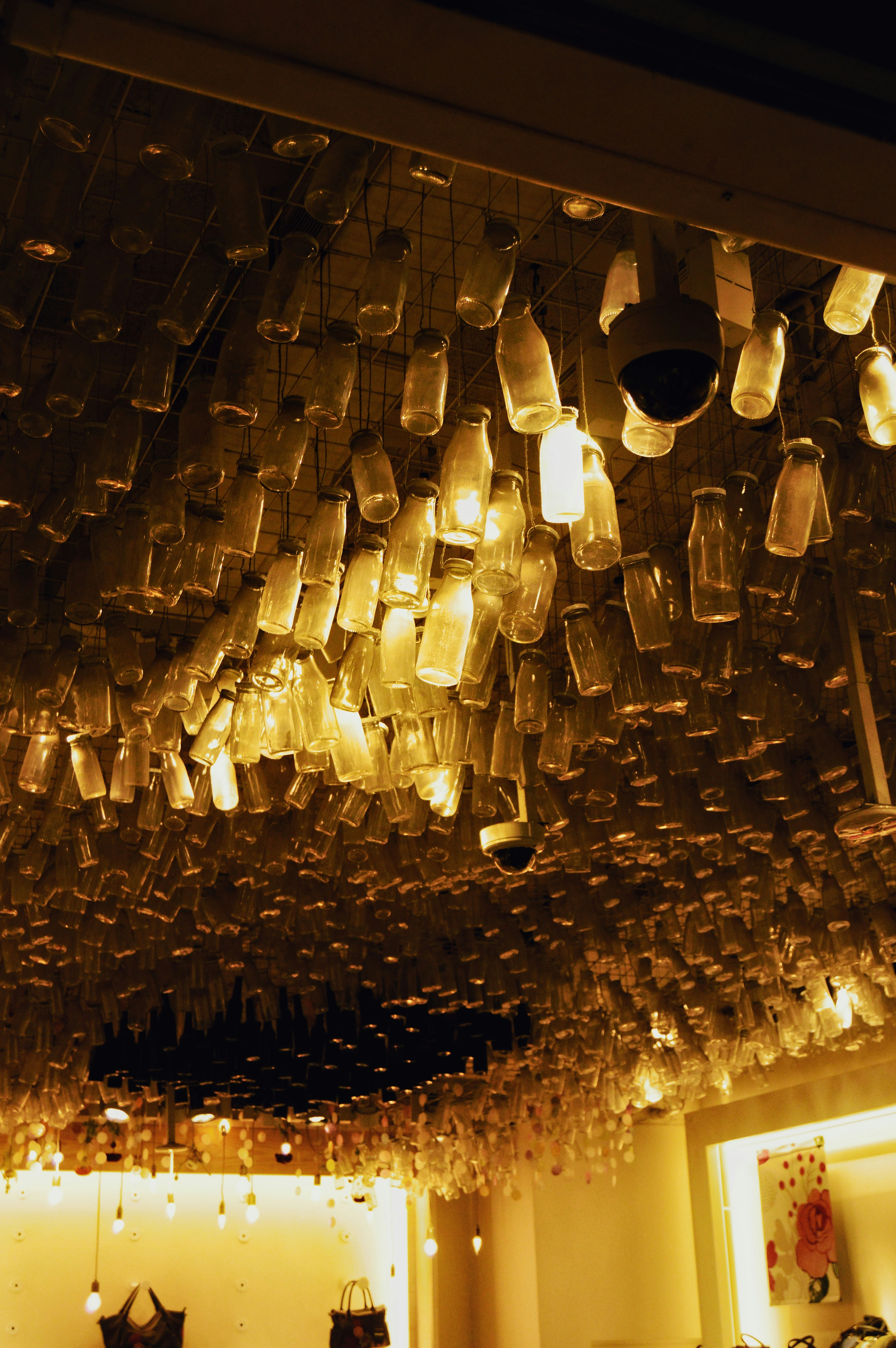 Lámpara DIY con botella