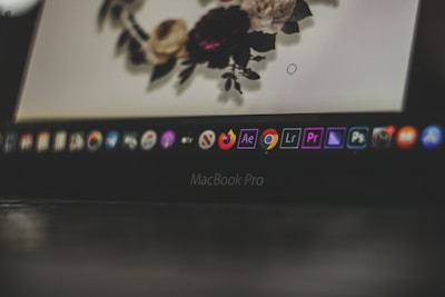 black flat screen computer monitor