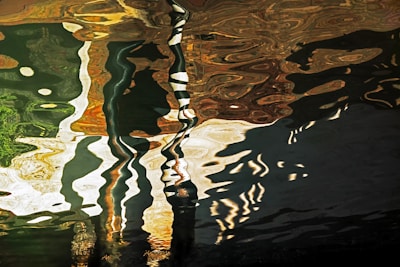An abstract piece reflecting the essence of water.