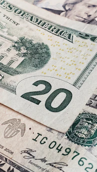 20 us dollar bill