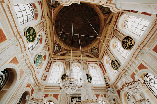 brown and white concrete building in Ortaköy Mosque Turkey