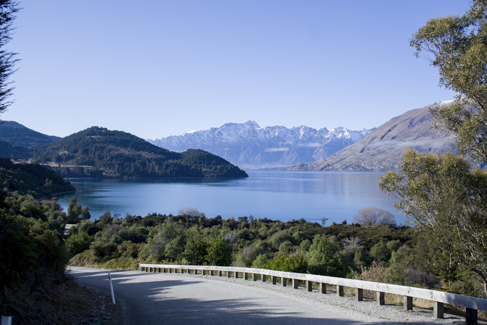 white concrete bridge over river