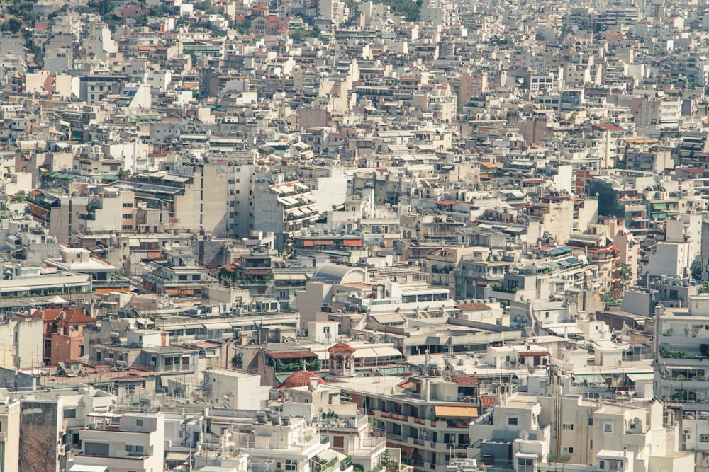 aerial view of city buildings during daytime