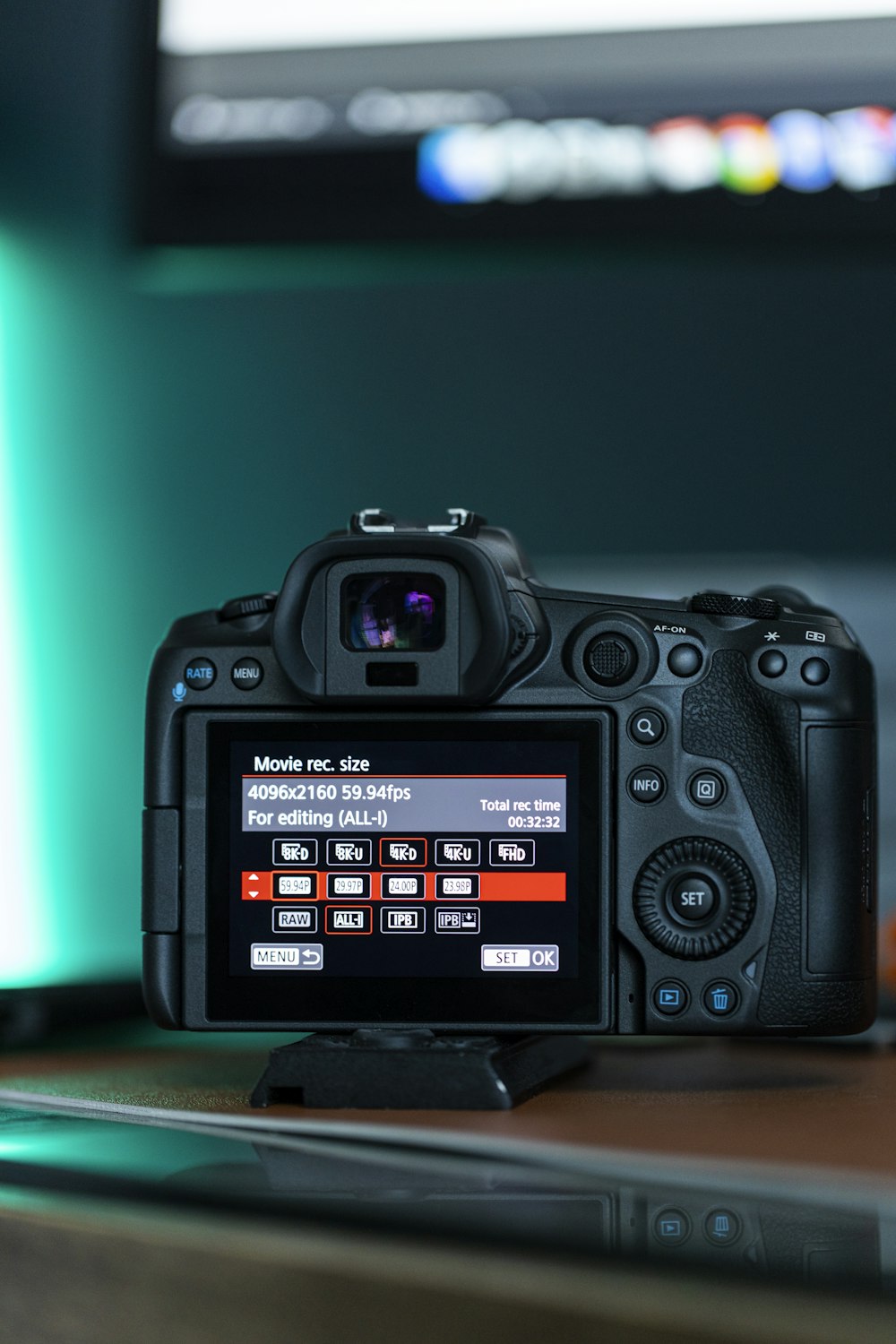 a digital camera sitting on top of a table