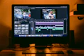 black flat screen computer monitor