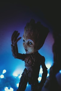 black and brown monster illustration