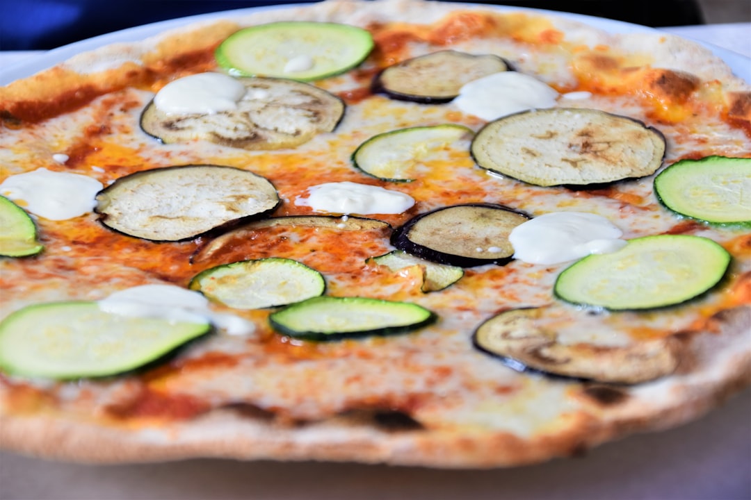 sliced cucumber on white ceramic plate