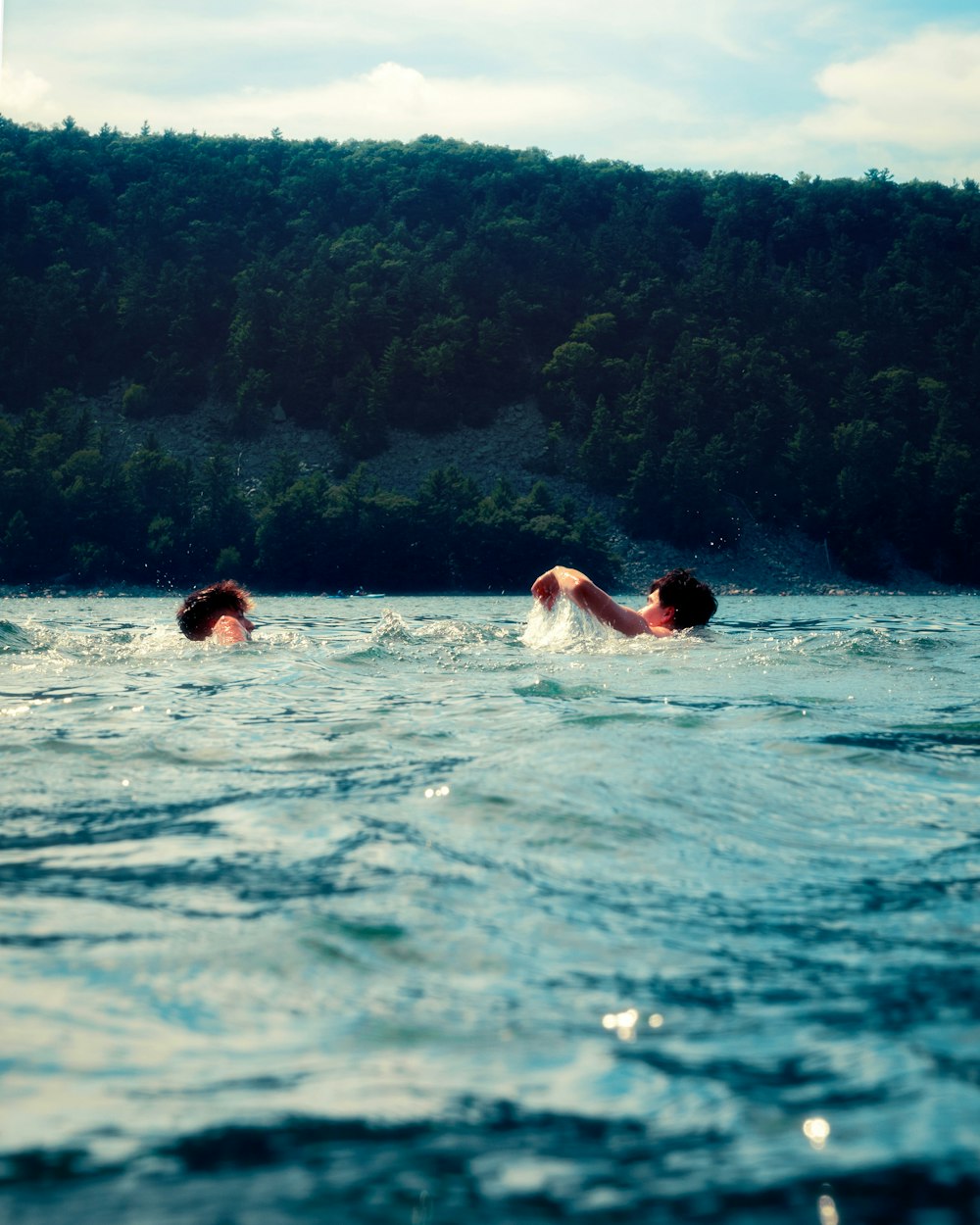 man in water during daytime