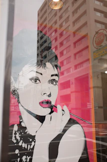 Glamorous aluminium poster showcasing a classic Bollywood star with dramatic lighting and metallic sheen.