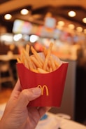 mcdonalds fries in red mcdonalds fries cup