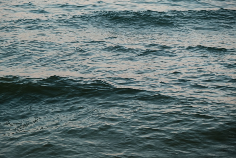 a person riding a surfboard on a wave in the ocean