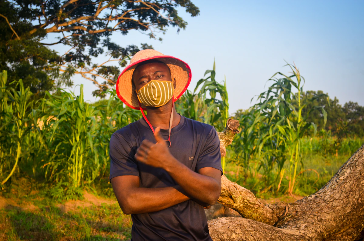 Youth participating in agribusiness training