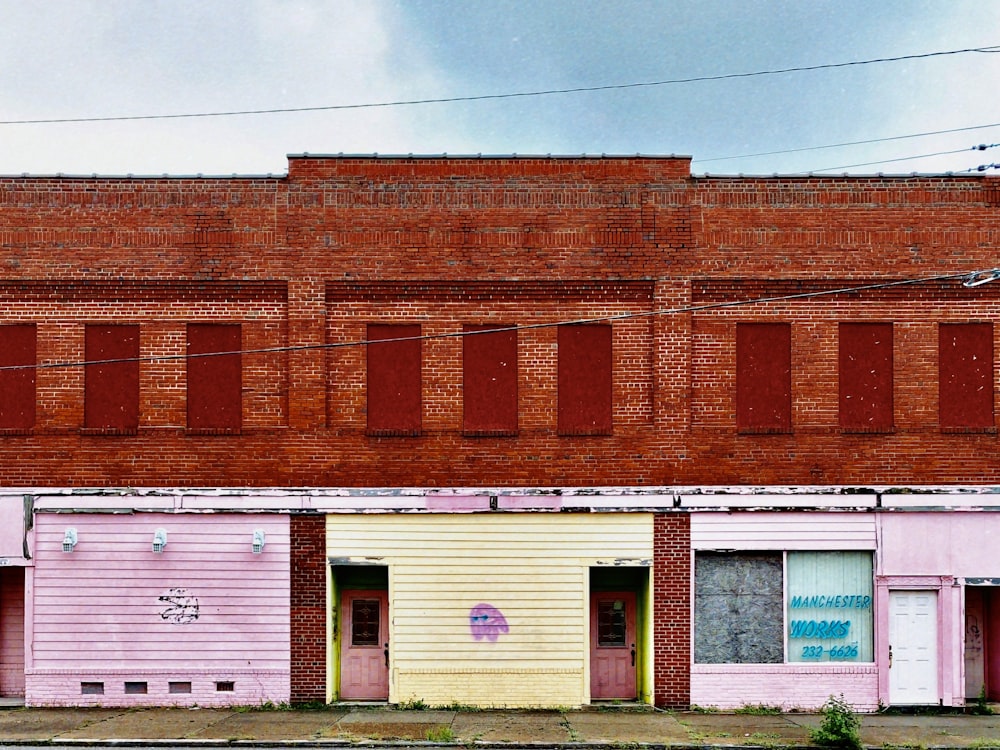 brown and white concrete building