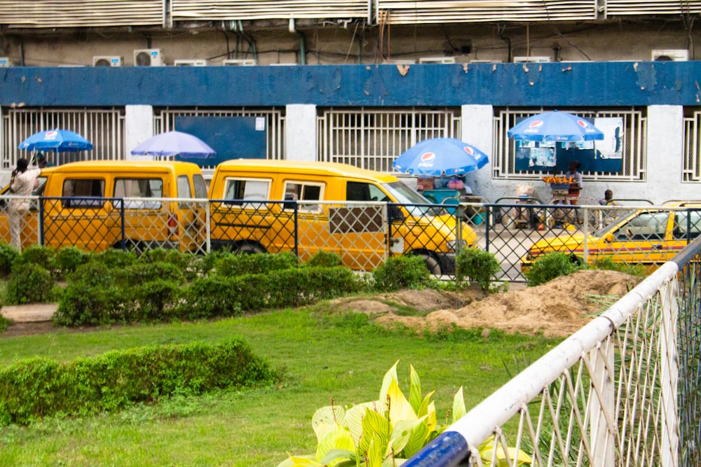 yellow bus on gray concrete road during daytime