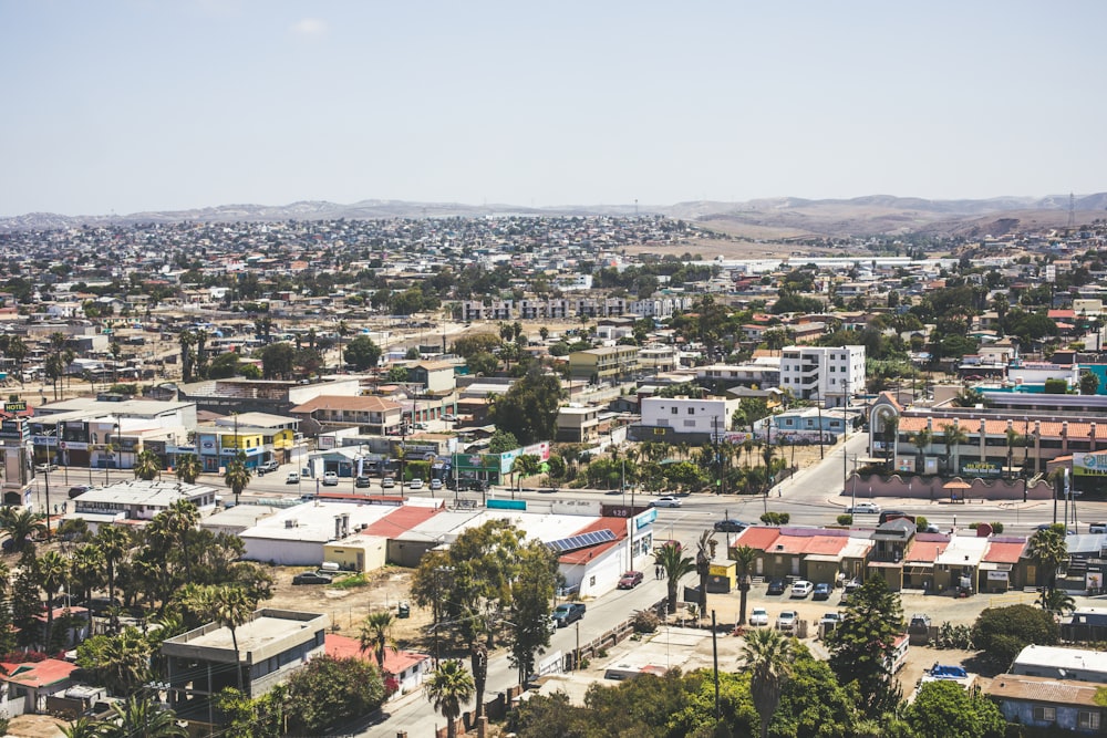 aerial view of city during daytime