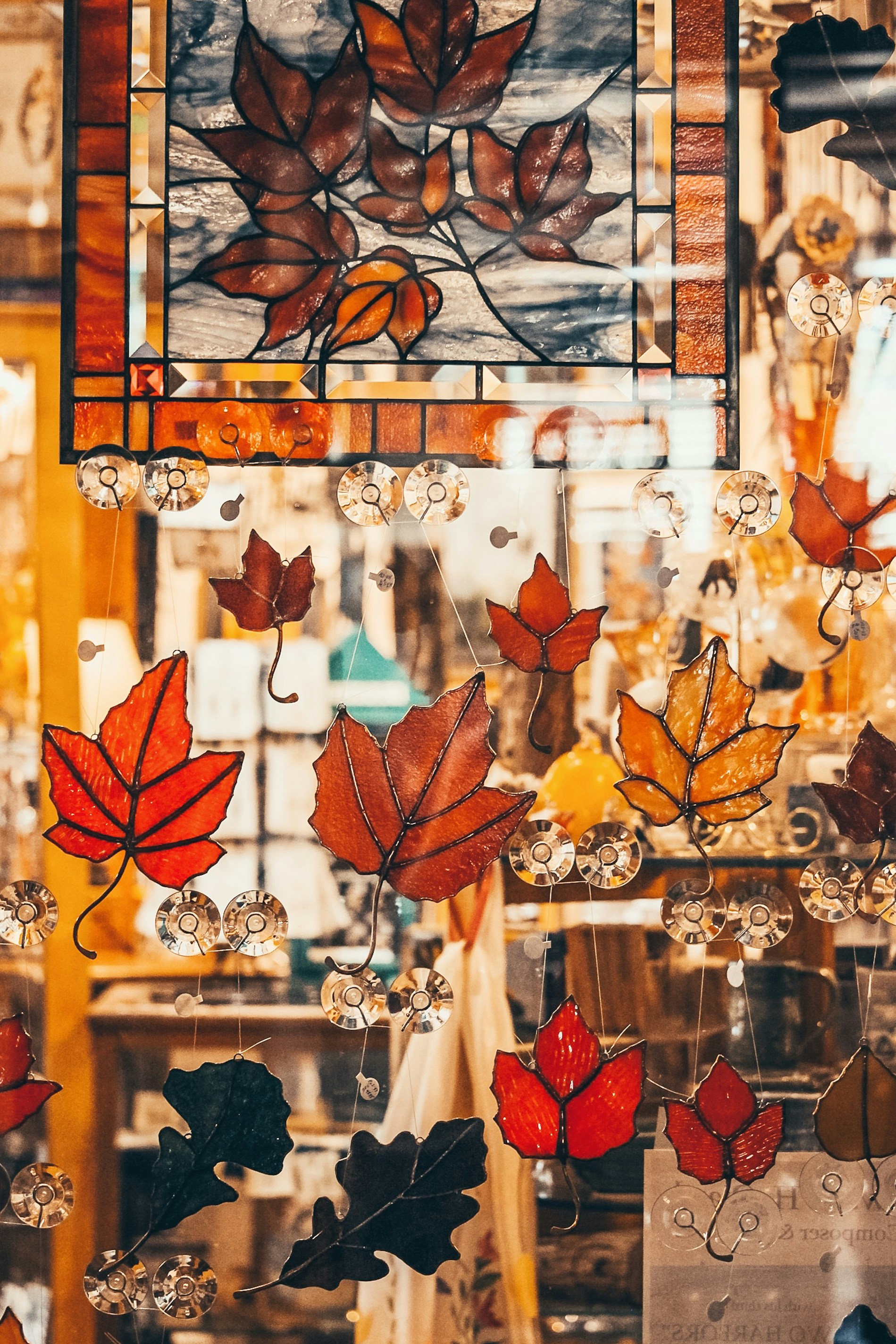 Braune und rote Schmetterlinge Wanddekor