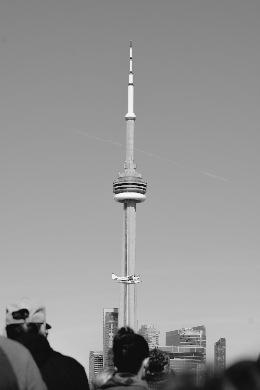 grayscale photo of street light