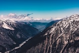 A breathtaking view of the Swiss Alps under a clear blue sky.
