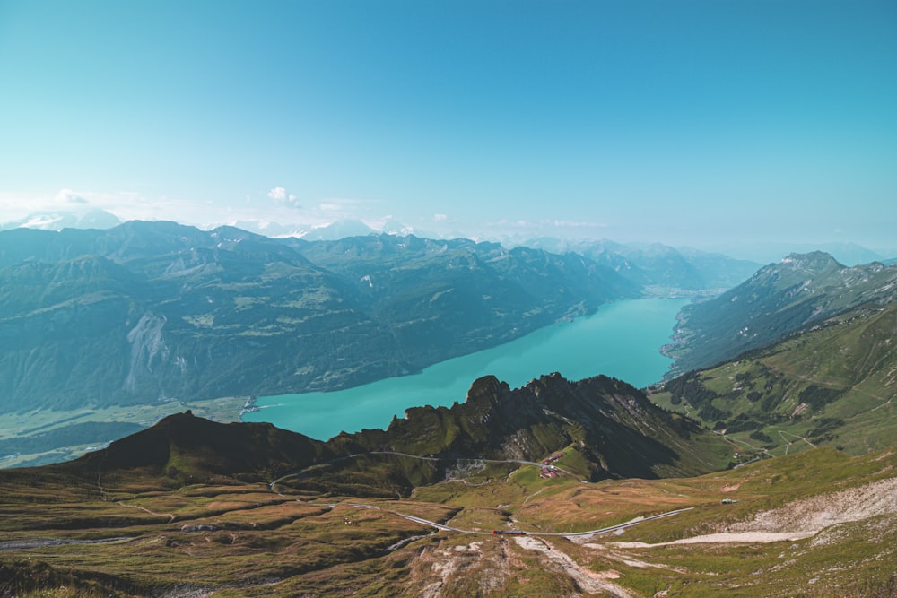 aerial view of mountains during daytime