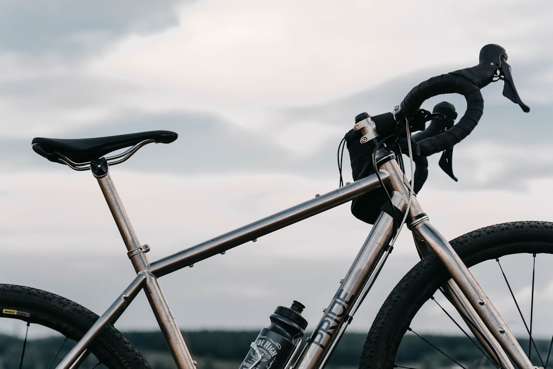 black and brown mountain bike
