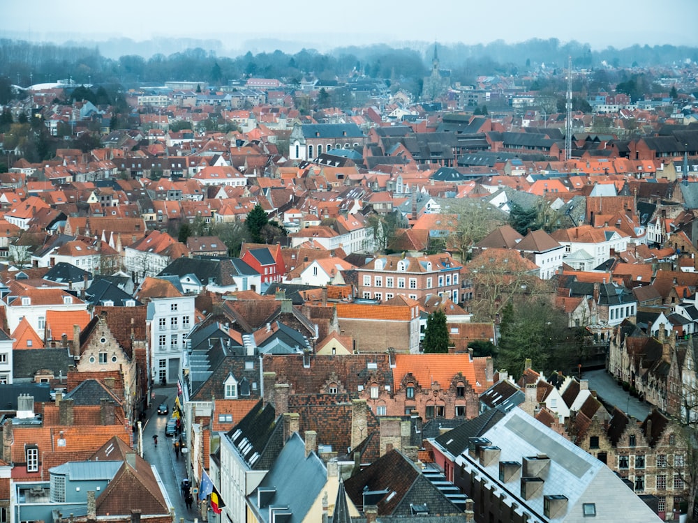 aerial view of city buildings during daytime