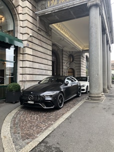 A luxury rental car available for hire at Carlin Motors.