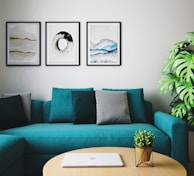 black and white throw pillows on white couch