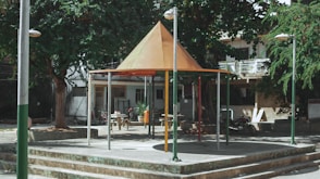 brown and white concrete building