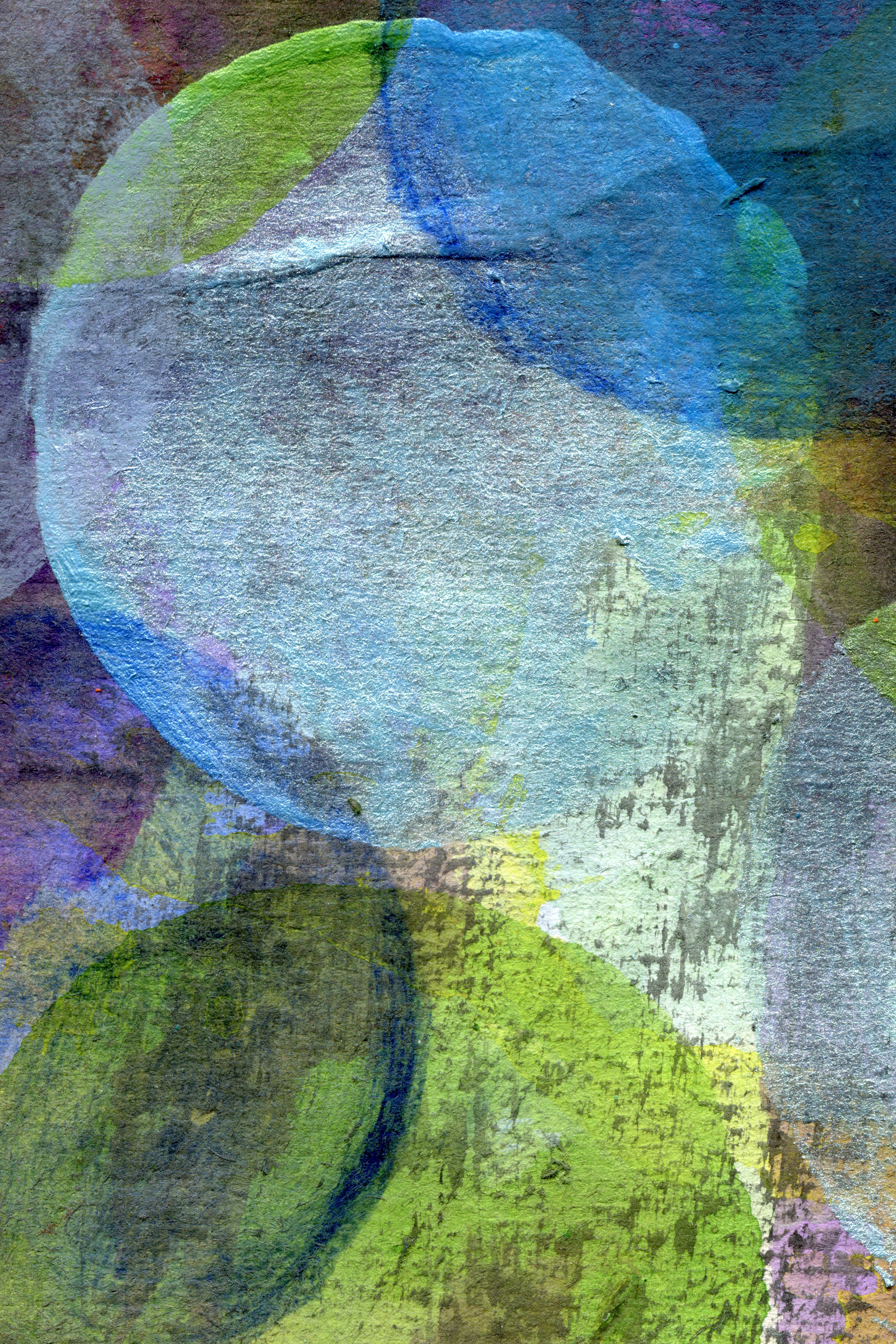 Une toile blanche avec un seul coup de pinceau audacieux