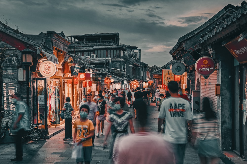 people walking on street during daytime