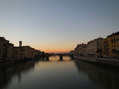 Scenic view of the Matapi River flowing gently near the community at sunset.