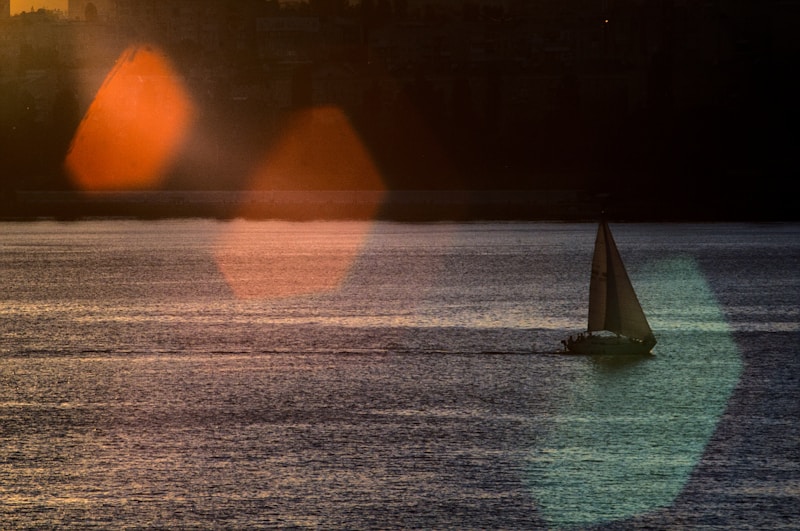 Romantic sunset yacht cruise
