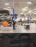 A modern service center with advanced equipment.